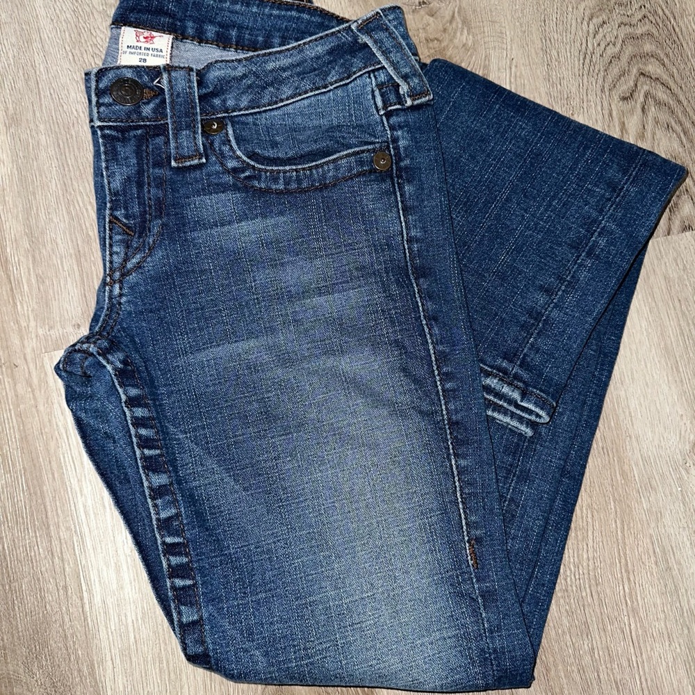True Religion Straight Jeans Size 28 - Picture 2 of 11